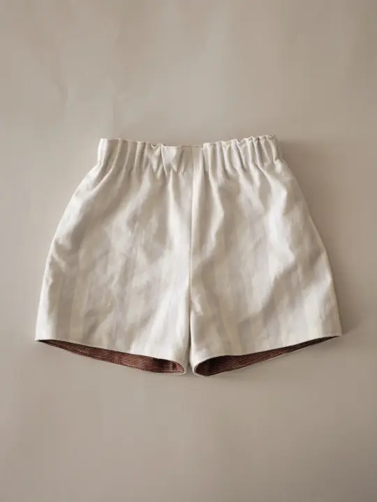 SHORT REVERSIBLE rayures / REVERSIBLE SHORT stripes