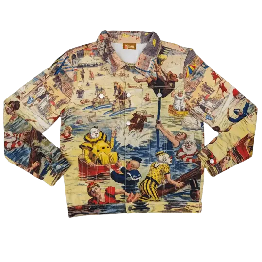 Bathing Clown Denim Jacket