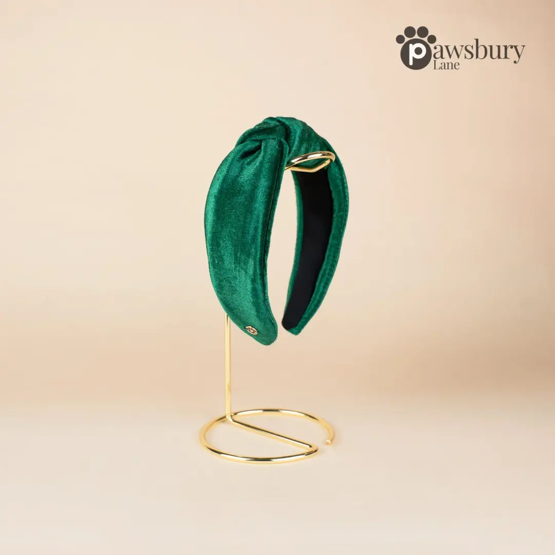 Dazzling Velvet - Green - Headband