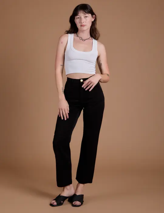 Organic Work Pants - Basic Black