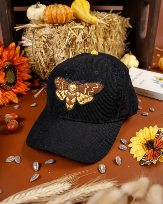 Death's Head Moth - Corduroy Cap