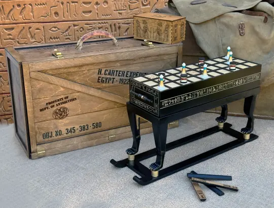 1/1 Scale Museum Replica of Tutankhamuns SENET Game! Direct from the Tomb of the King.