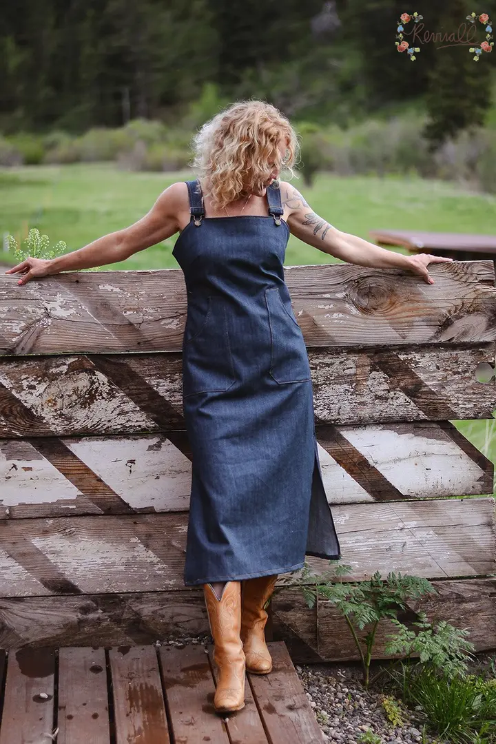 Long Denim Jumper-Small