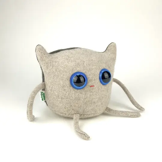 Wiggy the handmade plush monster