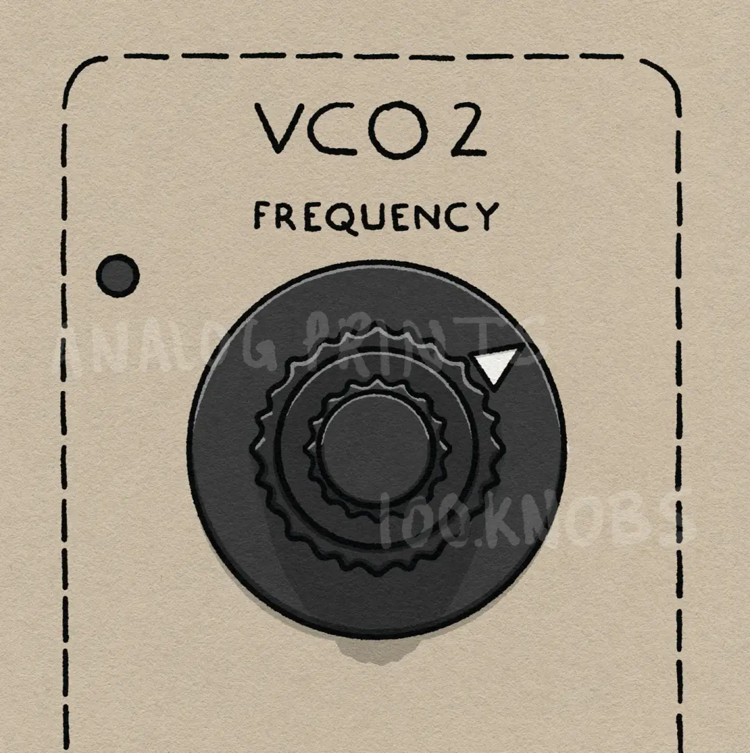 #100knobs 84/100 VCO 2 Frequency Control