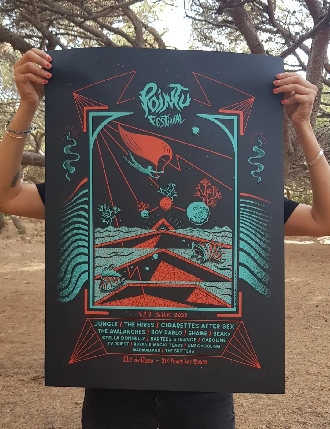POINTU FESTIVAL 2022 (screenprint poster)