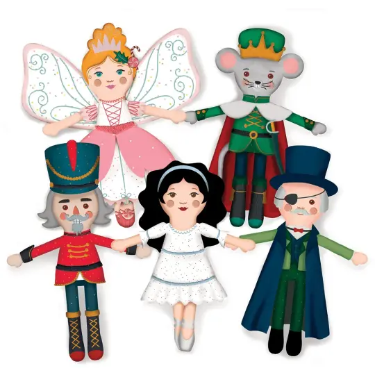 Machine Embroidery Nutcracker Tradition Dolls