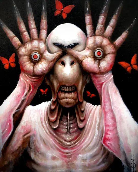Pale man