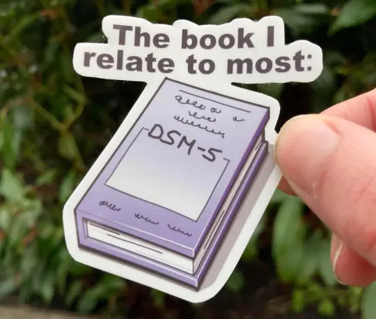Funny mental health/ DSM-5 sticker
