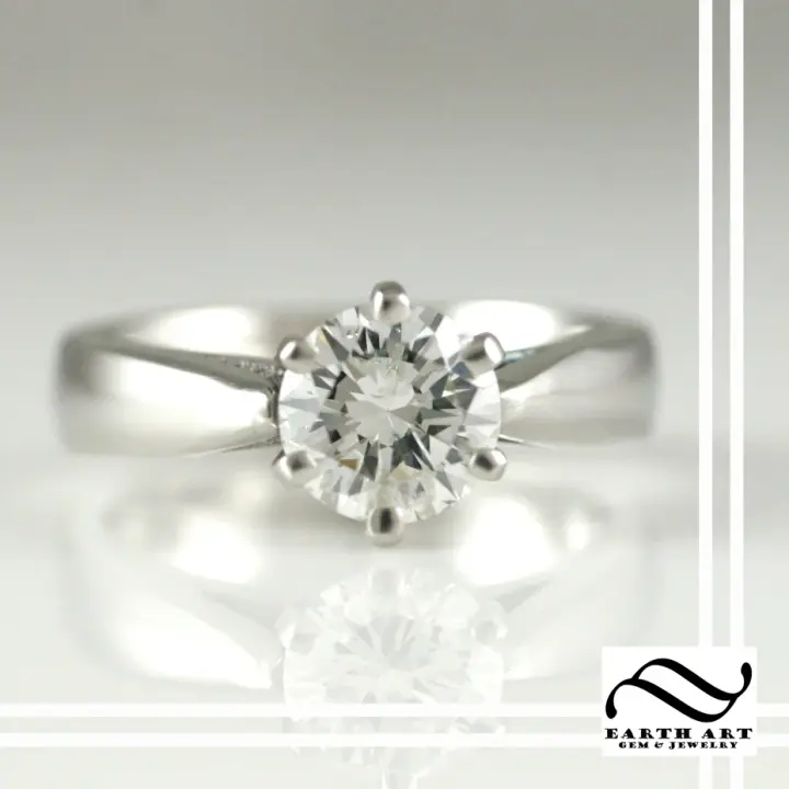 Classic Cathedral Diamond Solitaire - GIA Certified