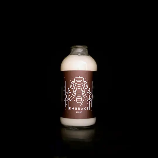 Embrace aftershave balm with pump