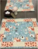 Helpful Heifer A Half Yard Pattern Placemats #29