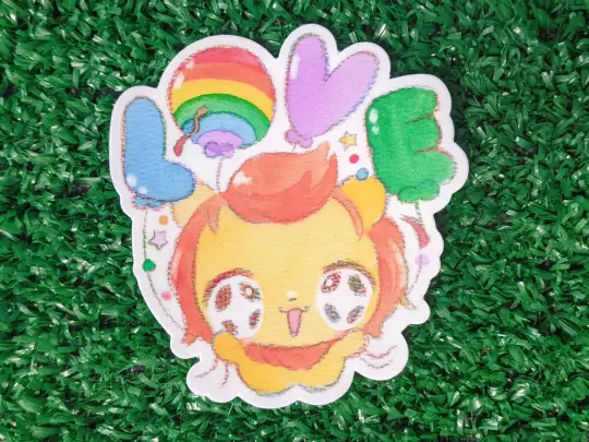 may 2025 "pride parade" die cut sticker