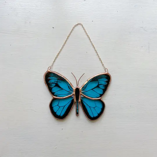 Blue Night Butterfly