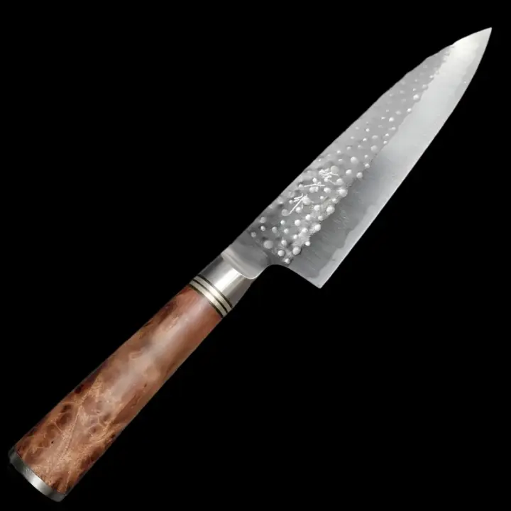 Takeshi Saji SG2 Tsuchime 210mm Gyuto with Chinese Quince Wood Handle
