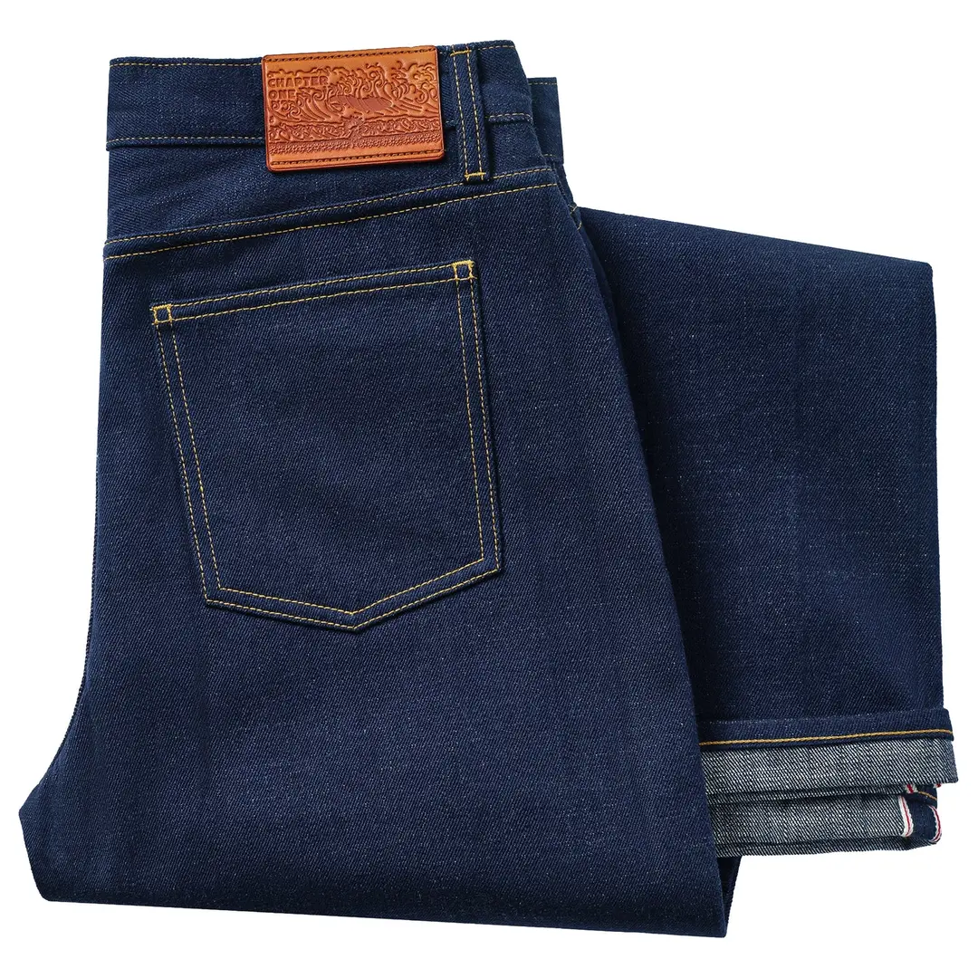 The Chapter 1s V2 in 2-Ply Organic Snail Denim (Straight Fit)