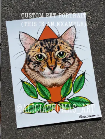 Pet Portrait (DIGITAL AND PHYSICAL OPTIONS)