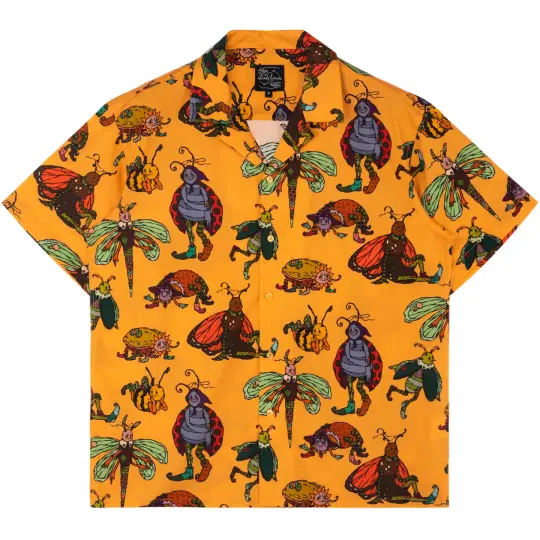Autumn Bugs Button Up