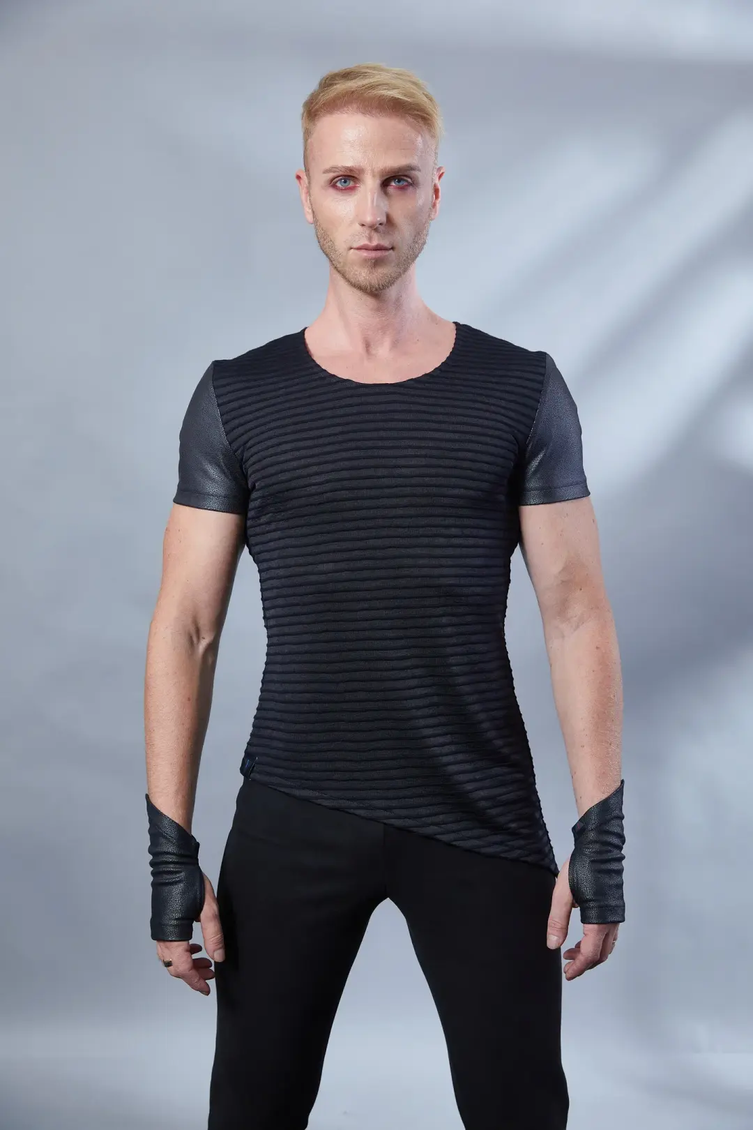 SN Men's shirt with asymmetrical hem