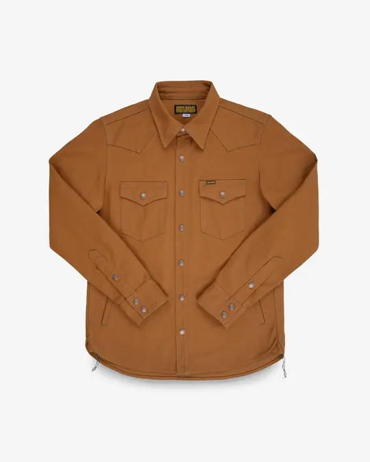 17oz Cotton Duck CPO Shirt - Brown