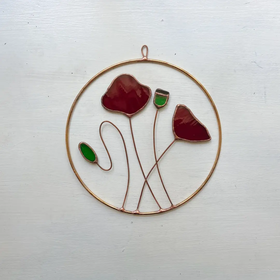 Poppy Wreath no.3