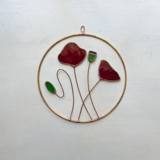 Poppy Wreath no.3