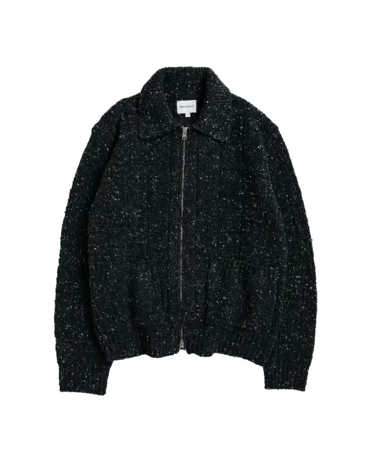 Norse Projects Aldrup Donegal Square Jacket Charcoal Melange