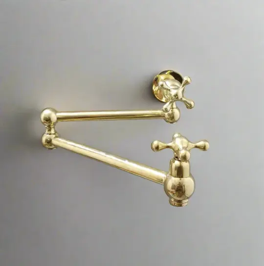 Unlacquered Brass Pot Filler