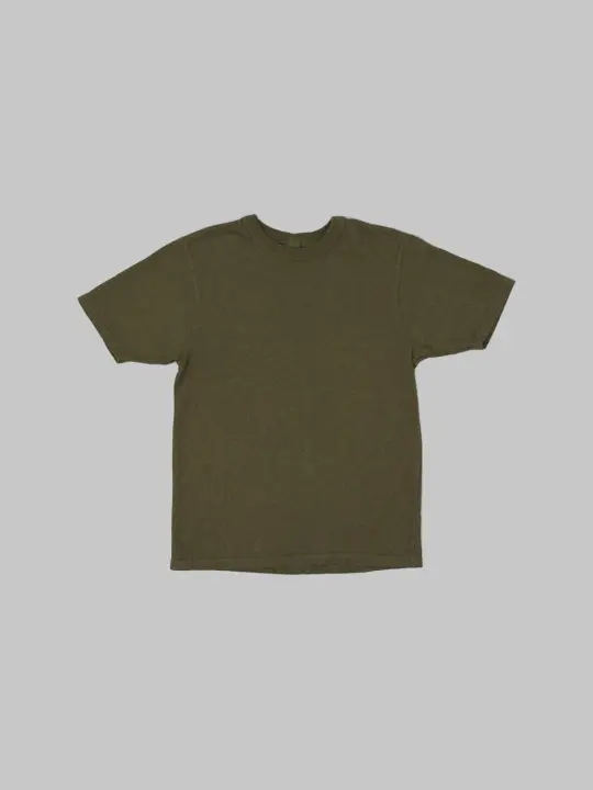 UES No.8 Slub Nep Short Sleeve T-Shirt Olive