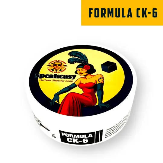 Speakeasy Artisan Shaving Soap | Ultra Premium CK-6 Formula | Unmistakably Classic!