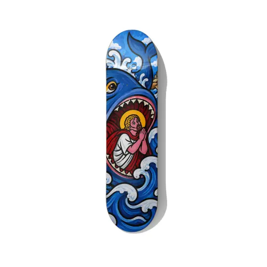 Jonah and the Whale – Biblical Series Skateboard Wall Art