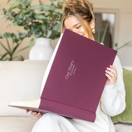 Large Hardcover Photo Album - Hand Personalised with Your Wording