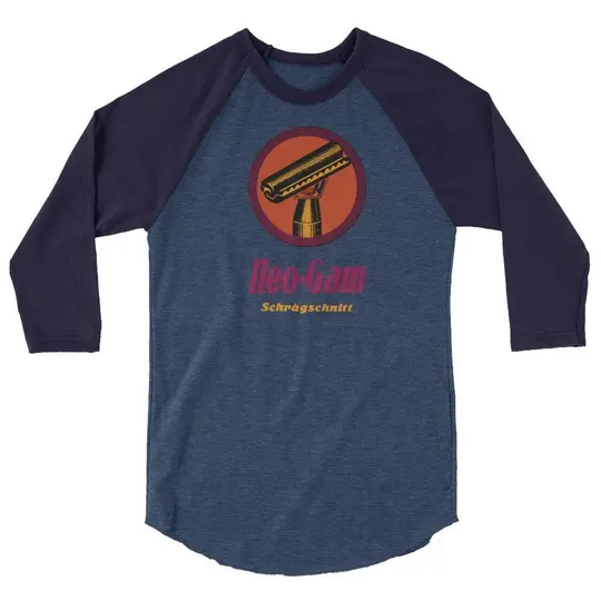 Neo Gam 3/4 sleeve raglan T-shirt - Vintage Design
