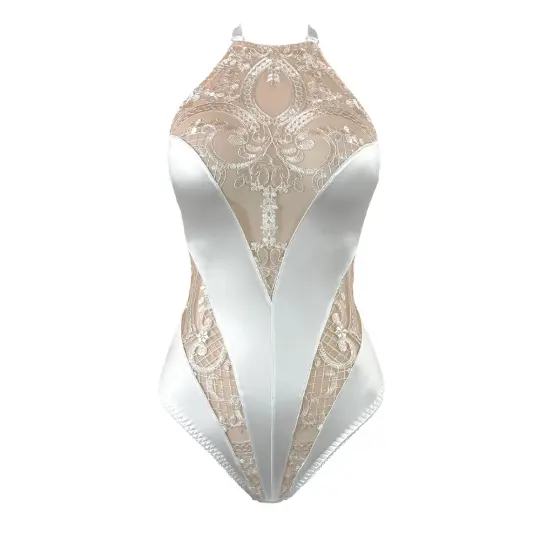 OHMYGOTH BODYSUIT - IVORY