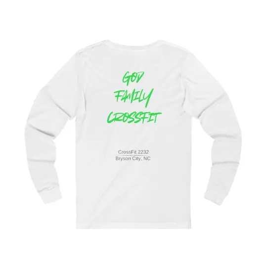 Unisex Long Sleeve Tee - God Family CrossFit Graphic Tee