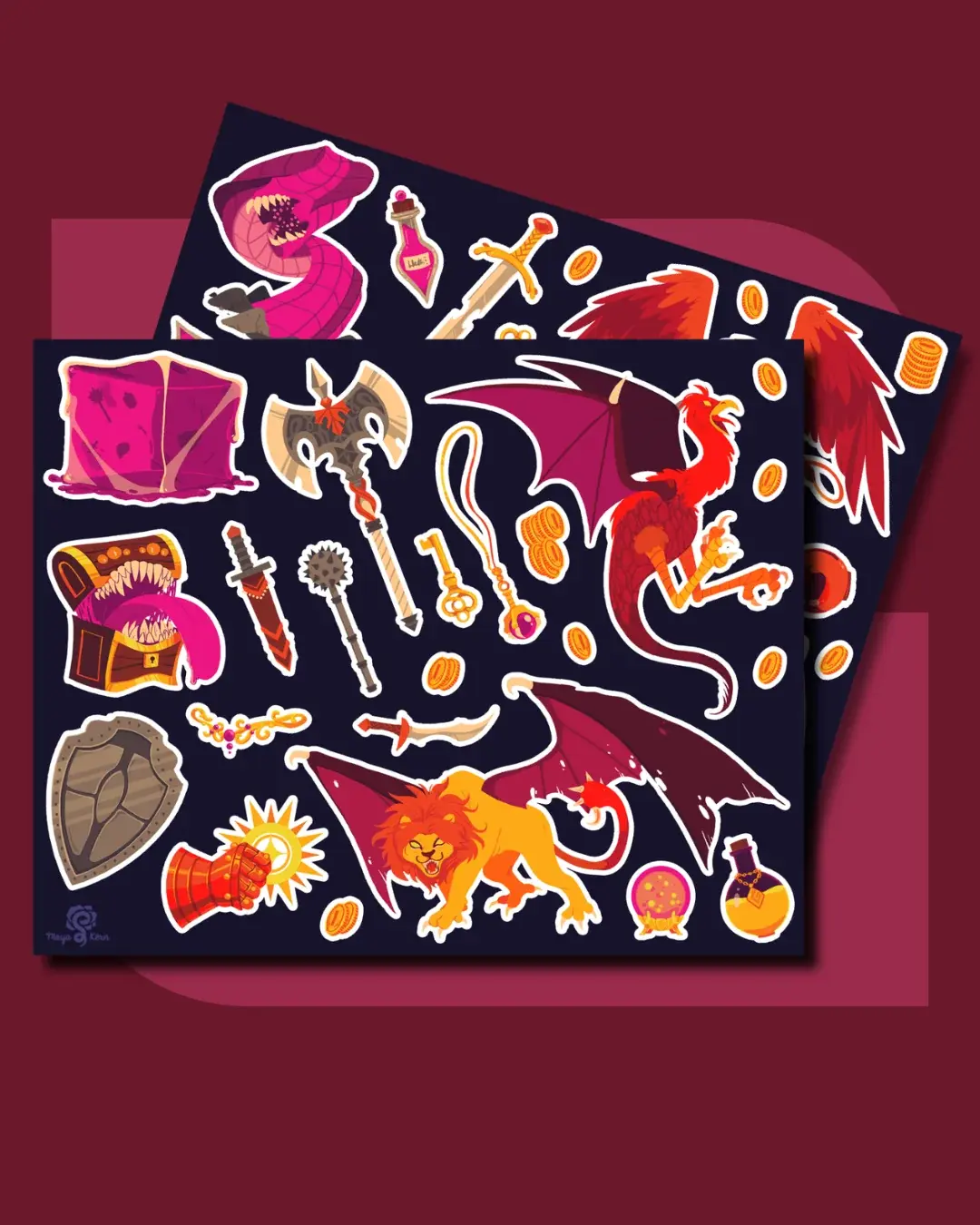 Dungeon Delver Sticker Sheets