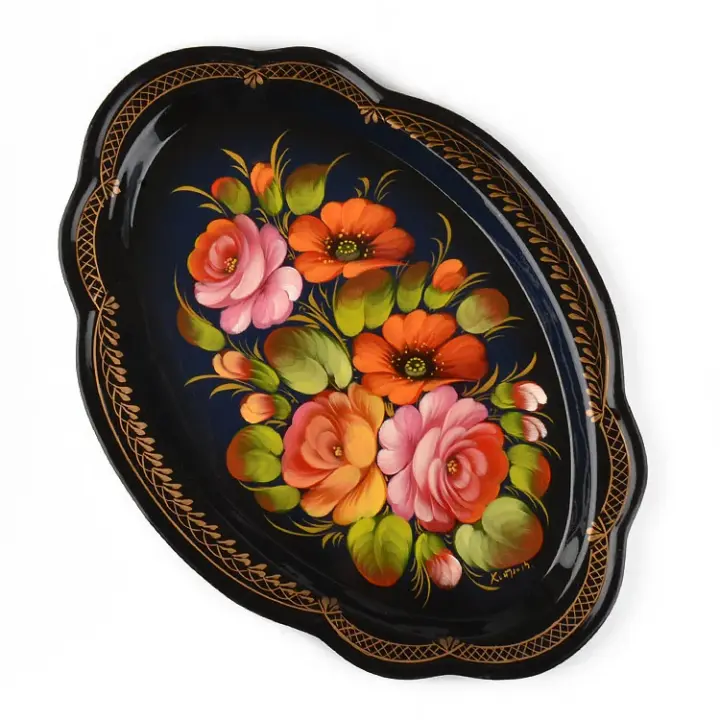 13 x 9 Russian Decorative Platter Tray