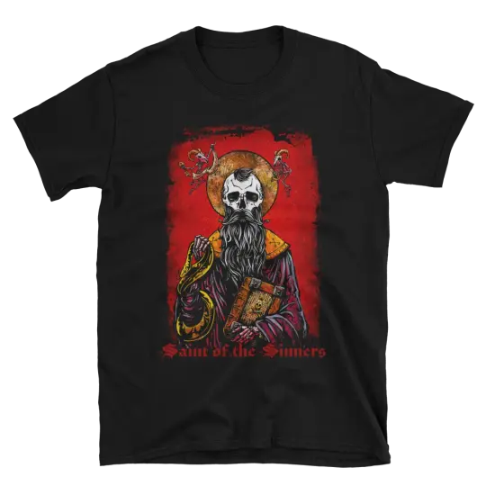 Saint of the Sinners Shirt - Unisex Tee & Women's Tank by David Lozeau