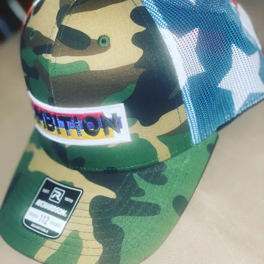 Trucker Camo & Stars Hat