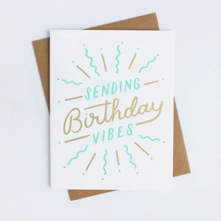 Birthday Vibes Card