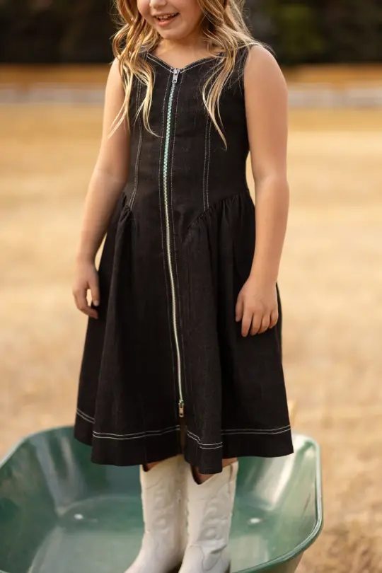 Teen Edith Dress in Black