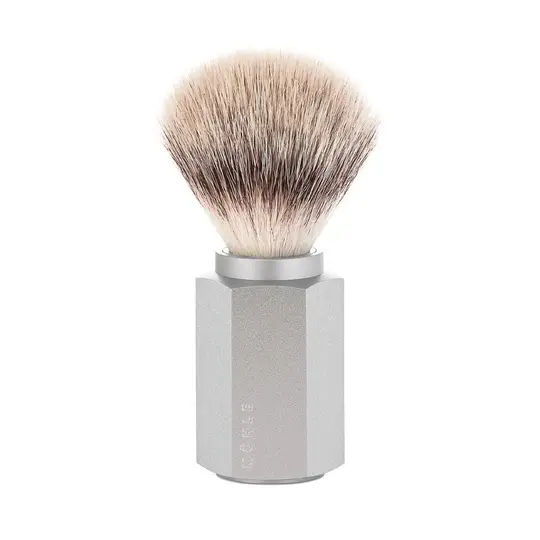 MÜHLE HEXAGON Shaving Brush, Silvertip Fibre®, Pure