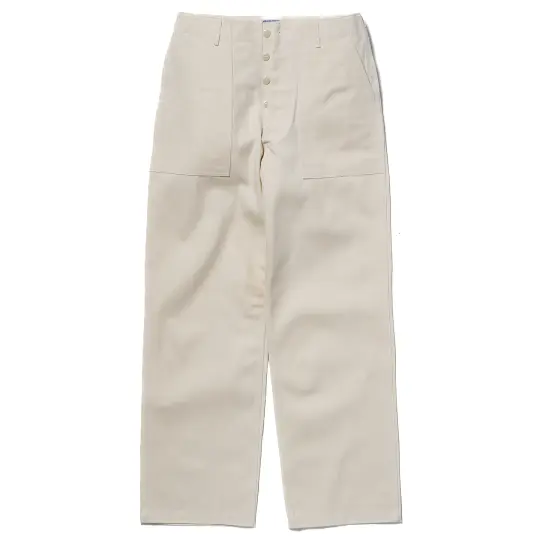 UTILITY TROUSERS / WHITE HBT