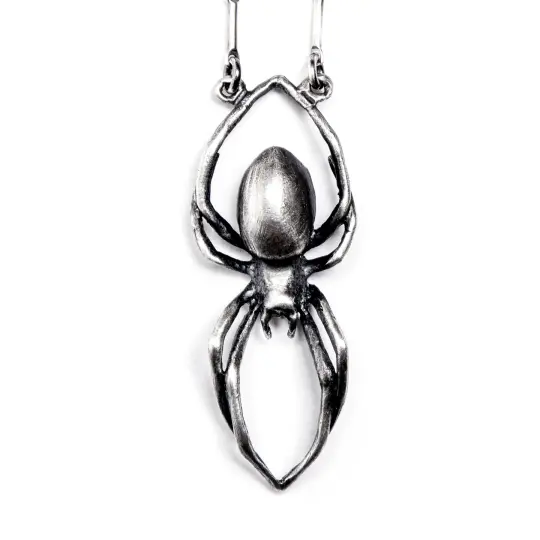 Eternal Weaver. Large Spider Necklace.