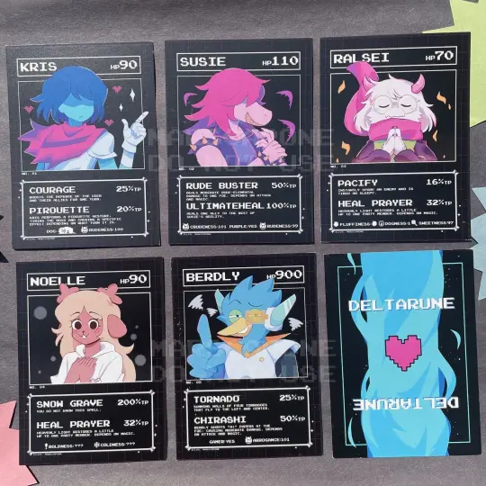 Deltarune Trainer Cards