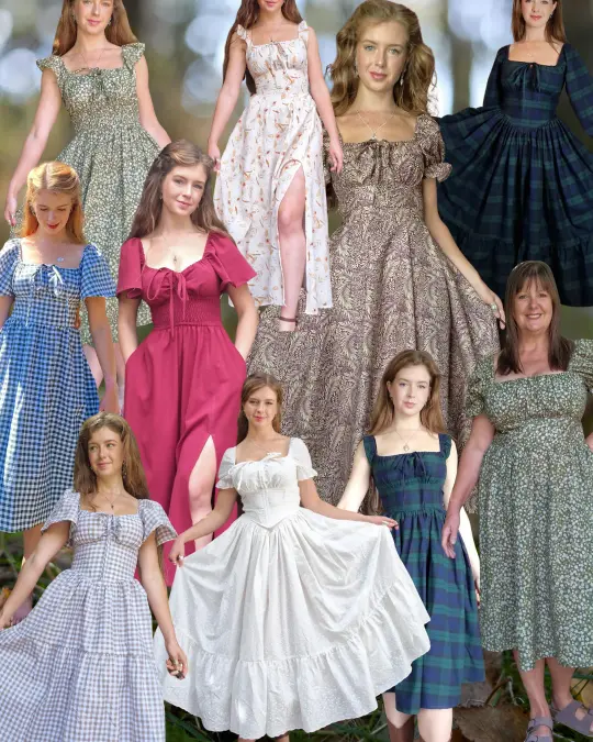 Milkmaid Dress (Design Your Own)
