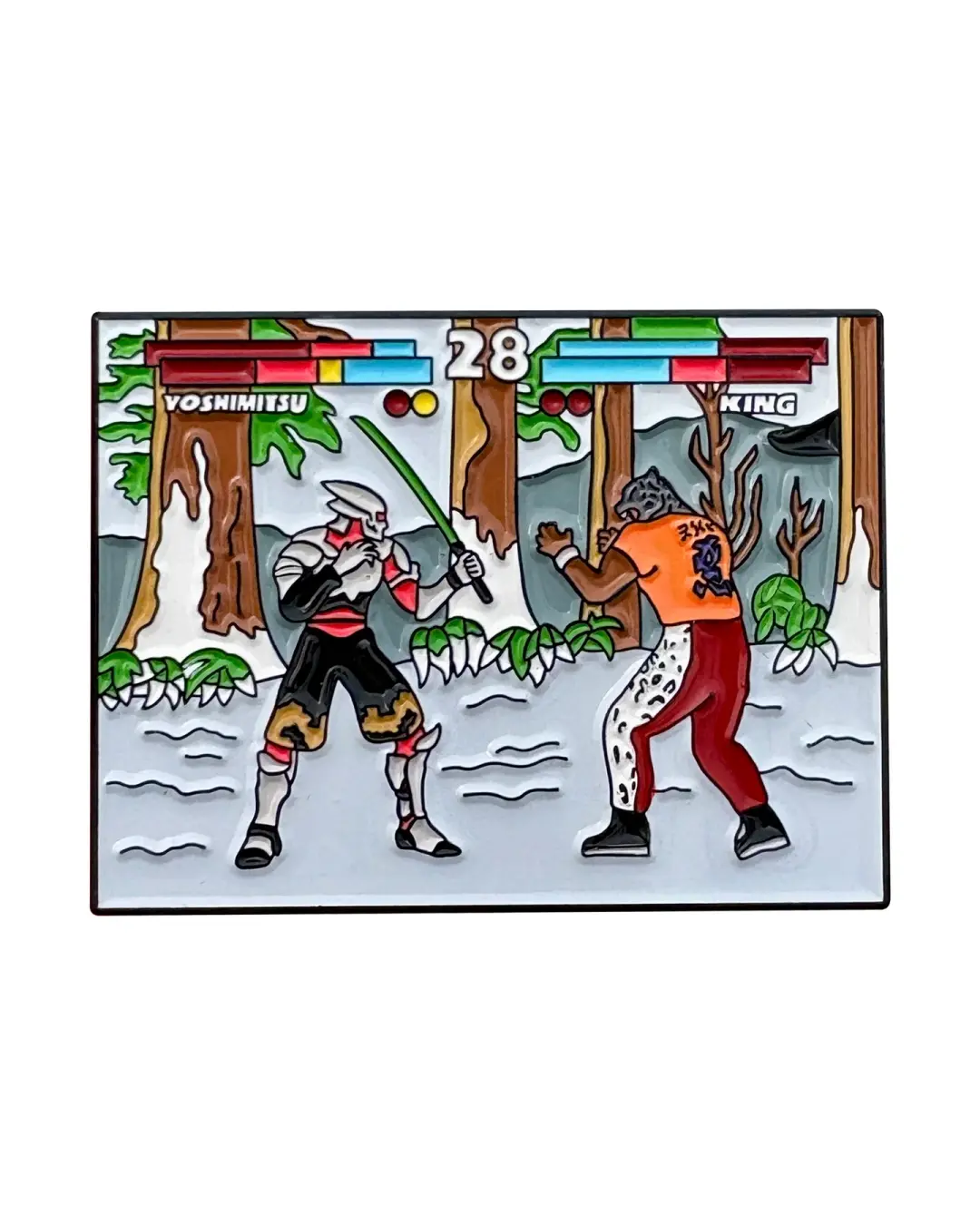 Tag Battle - Fight! - Enamel Pin