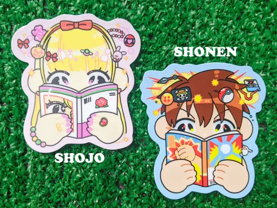 "manga is better than real life" waterproof vinyl sticker
