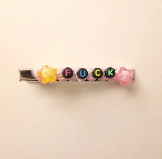 f*ck hair clip