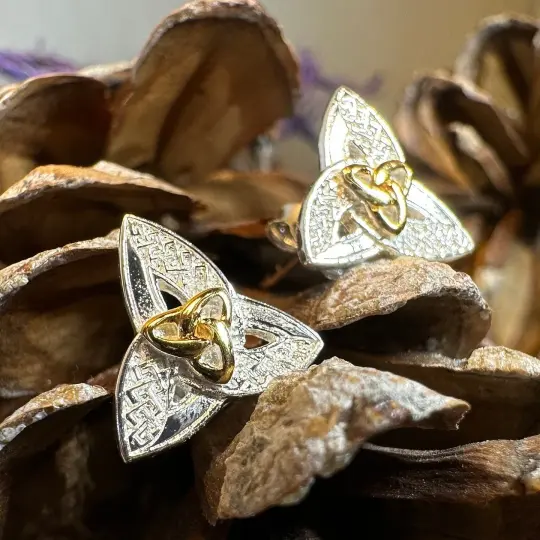 Elegance Trinity Knot Earrings